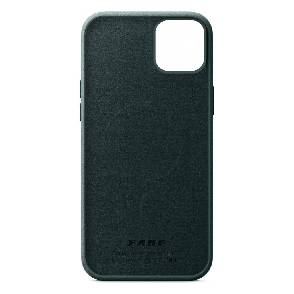 Чохол до мобільного телефона Armorstandart FAKE Leather Case Apple iPhone 12 Pro Max Shirt Green (ARM61389) - зображення 2