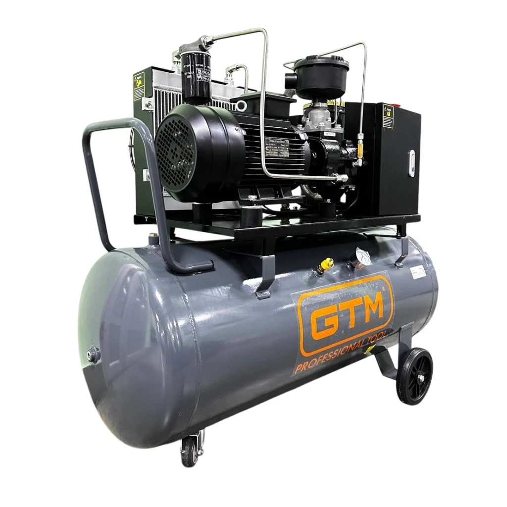 Компресор GTM 200л, 680л/хв, 5,5кВт, 8бар, 380V (DLG5.5V) - зображення 1