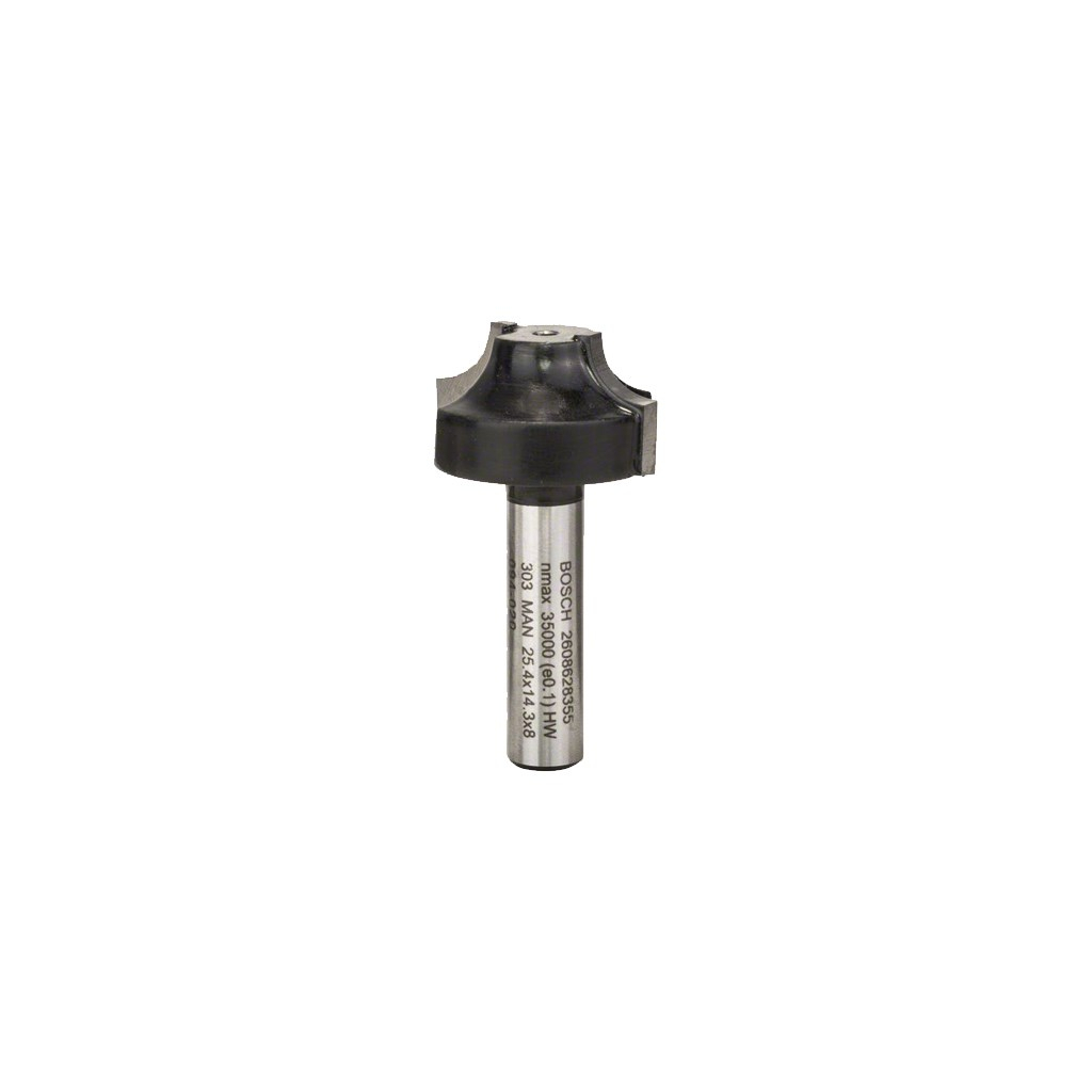 Фреза Bosch Professional профільна E, Std, S8, R6.3, D25.4, L14 (2.608.628.355) - зображення 2