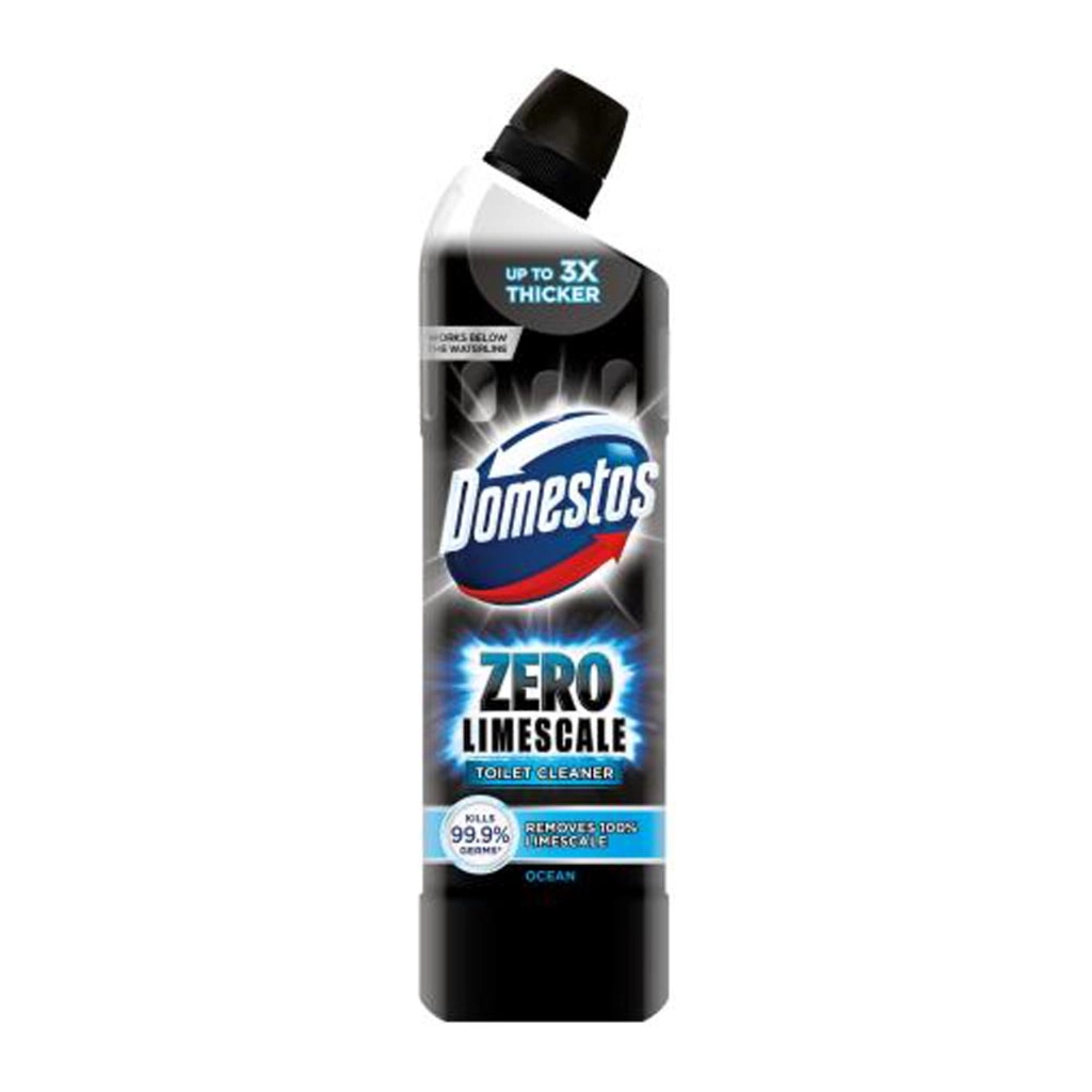 Засіб для чищення унітазу Domestos Zero Limescale 750 мл (8711600292277) - зображення 1