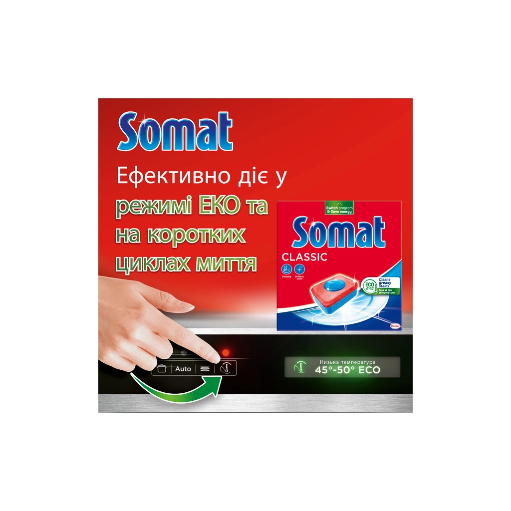 Таблетки для посудомийних машин Somat Classic Power 50 шт. (9000101809817) - зображення 4