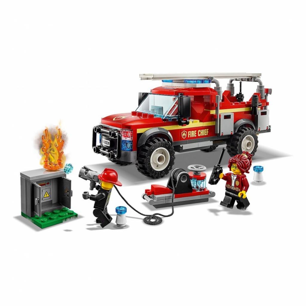 Конструктор LEGO City Вантажівка начальника пожежної охорони 201 деталь (60231) - зображення 4