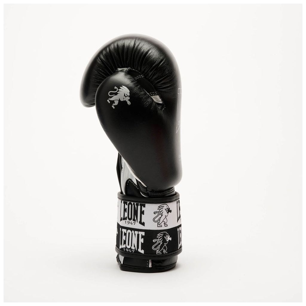 Боксерські рукавички Leone GN208 Iconic Black 12 унцій (GN208_Black_12oz) - зображення 7