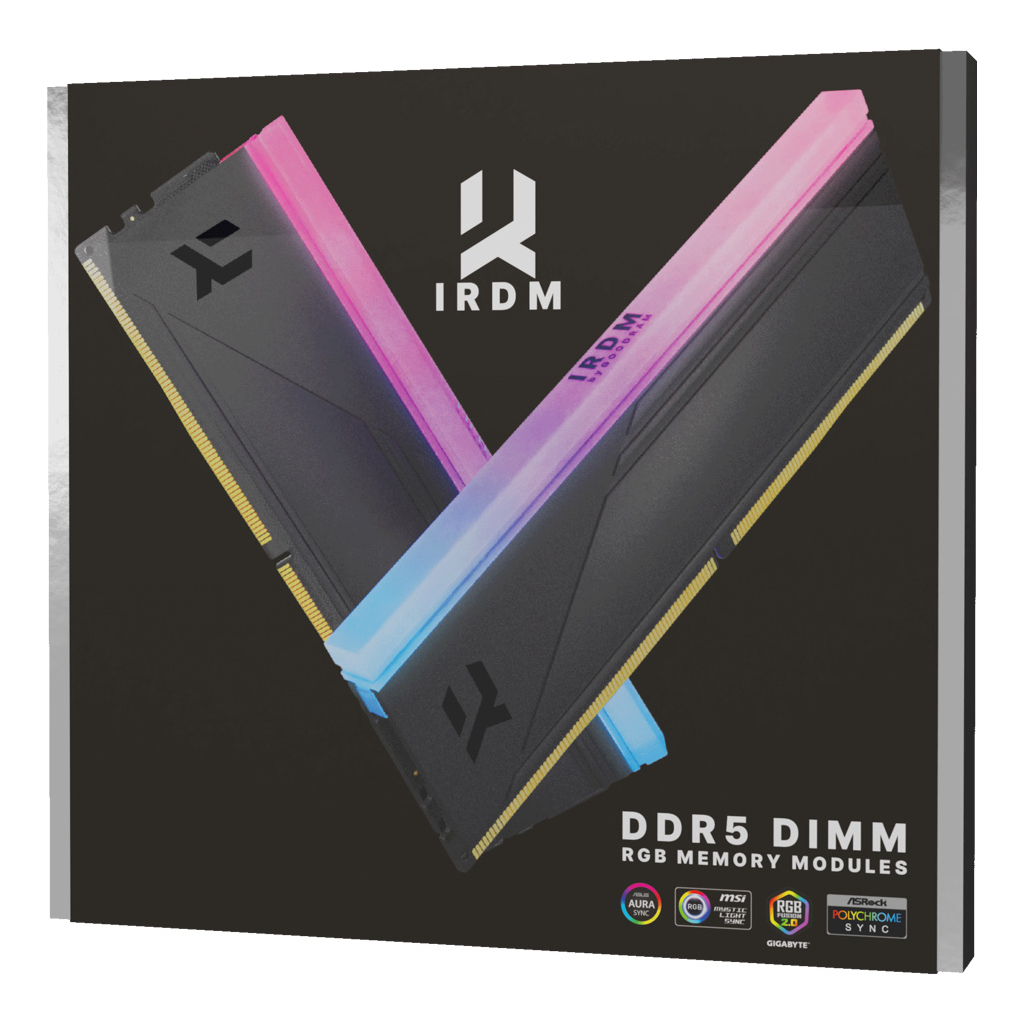 Модуль пам'яті для комп'ютера DDR5 64GB (2x32GB) 6000 MHz IRDM RGB Black Goodram (IRG-60D5L30/64GDC) - зображення 5