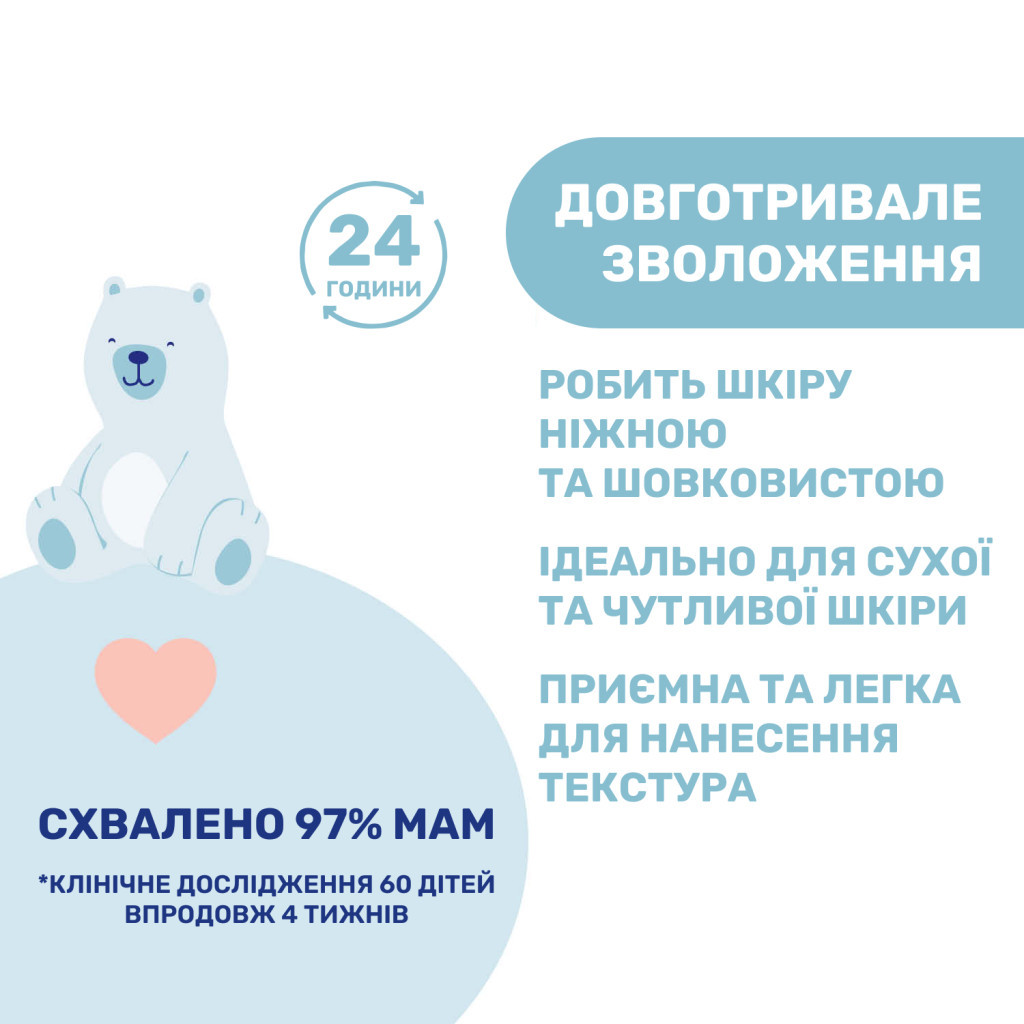 Лосьйон для дітей Chicco Natural Sensation 500 мл (11519.00) - изображение 3