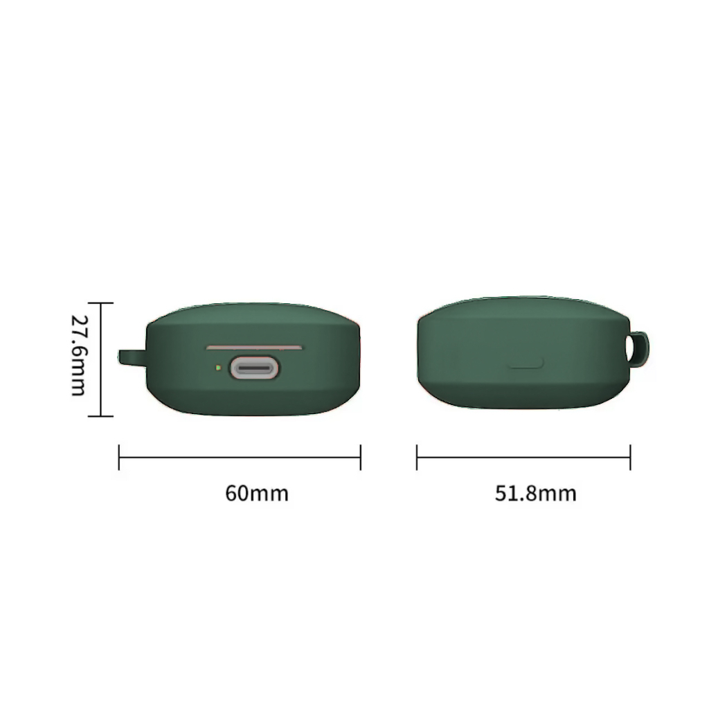 Чохол для навушників BeCover Silicon для Xiaomi Redmi Buds 6 Active Dark Green (712014) - зображення 2