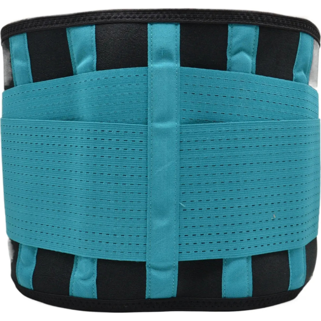 Пояс компресійний MadMax MFA-277 Slimming and Support Belt black/turquoise M (MFA-277-TRQ_M) - изображение 3