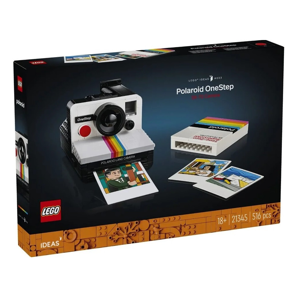 Конструктор LEGO Ideas Фотоапарат Polaroid OneStep SX-70 516 деталей (21345-) - зображення 1