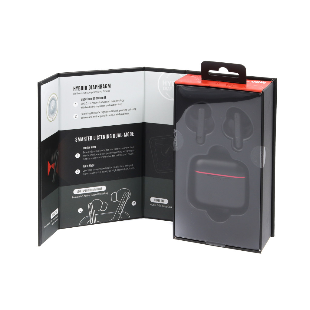 Навушники A4Tech Bloody M90 Black+Red - зображення 10
