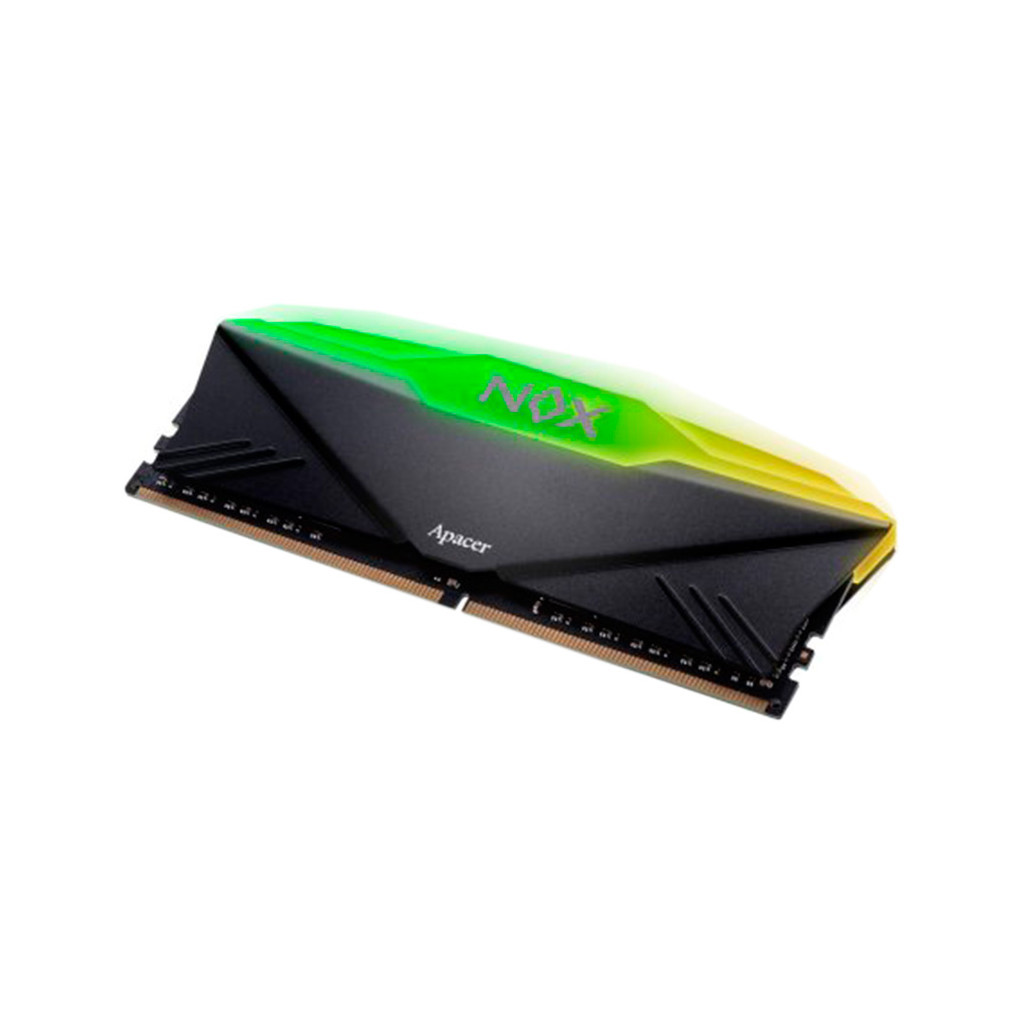Модуль пам'яті для комп'ютера DDR4 32GB (2x16GB) 3600 MHz NOX RGB Black Apacer (AH4U32G36C25YNBAA-2) - зображення 4