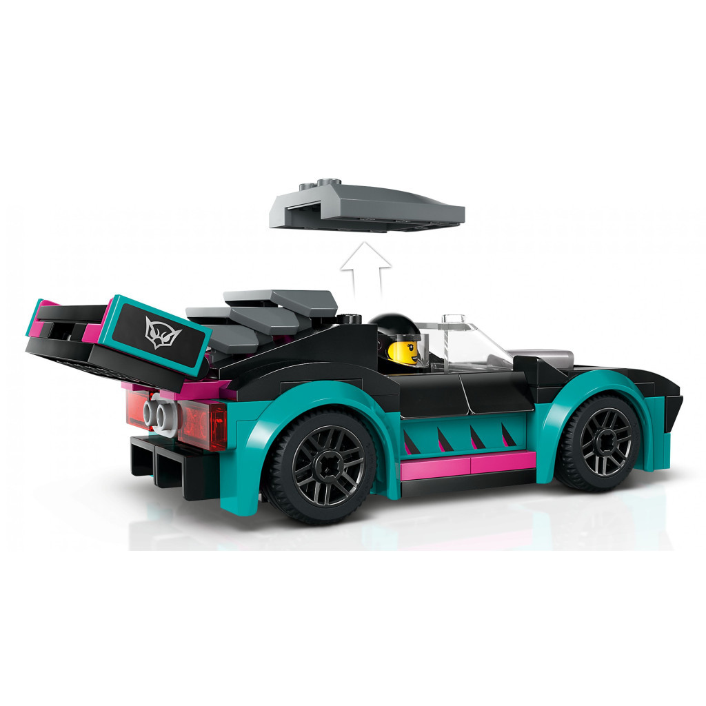 Конструктор LEGO City Автомобіль для перегонів й автовоз 328 деталей (60406) - зображення 5