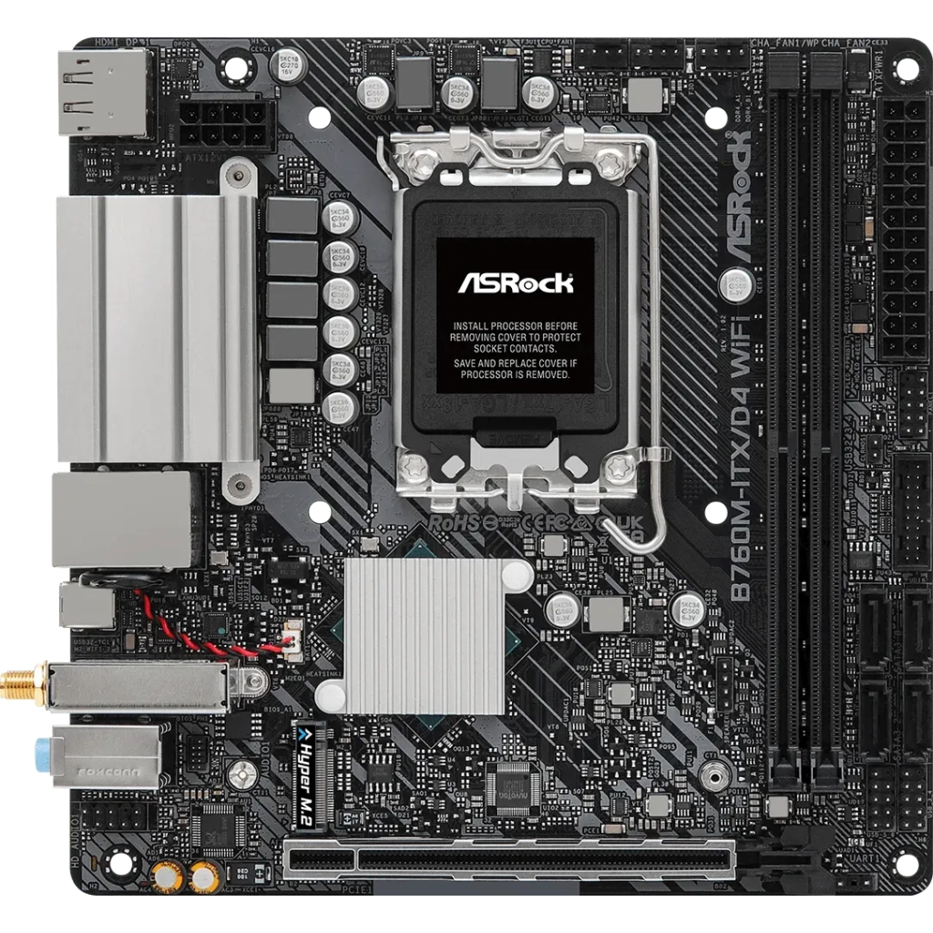 Материнська плата ASRock B760M-ITX/D4 WIFI - зображення 1