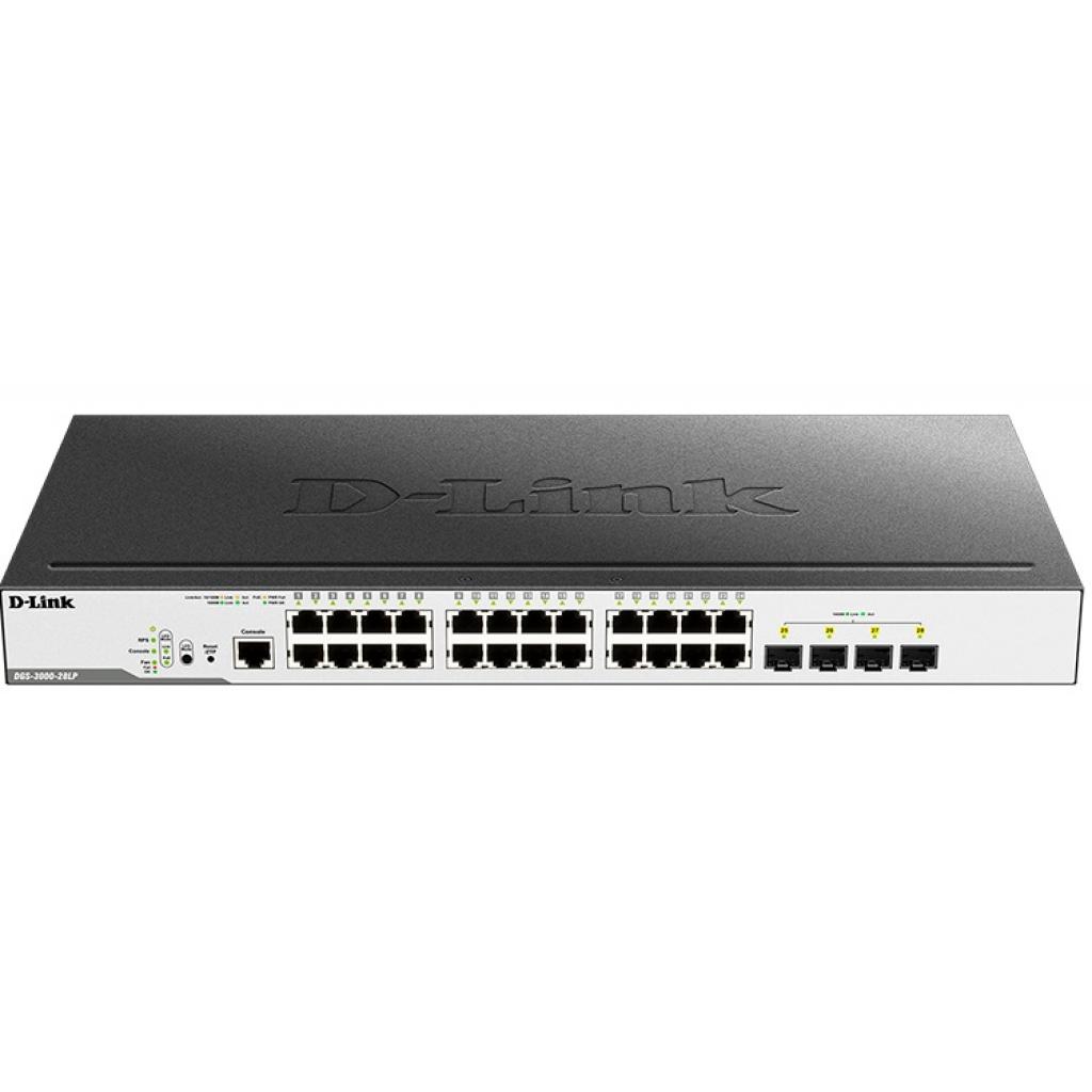 Комутатор мережевий D-Link DGS-3000-28LP - зображення 1