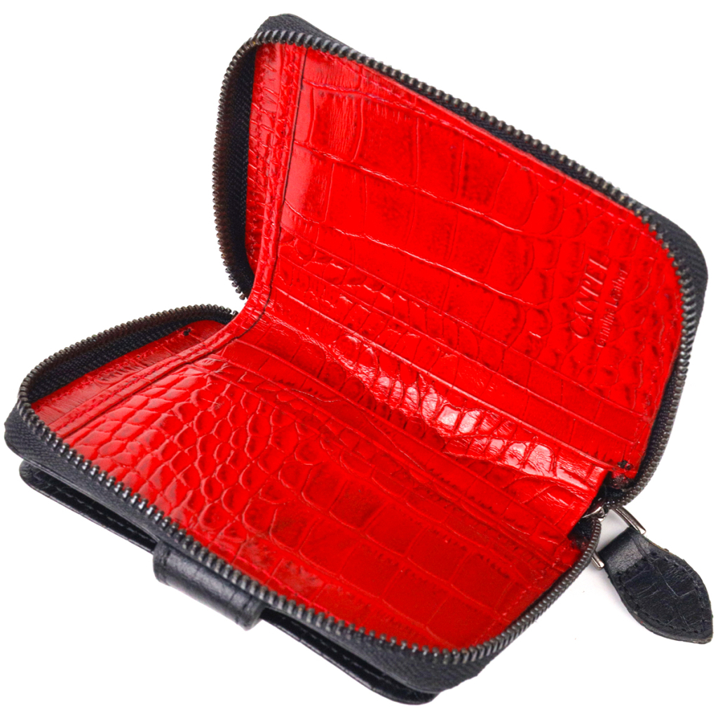 Портмоне Canpellini З натуральної шкіри Чорне (21491) - зображення 7