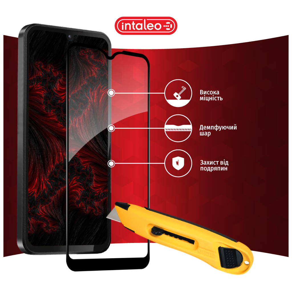 Скло захисне Intaleo Full Glue Samsung A15 Black (1283126583063) - зображення 5
