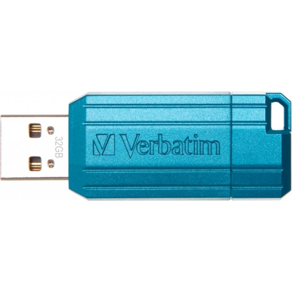 USB флеш накопичувач Verbatim 32GB Store 'n' Go Pin Stripe Blue USB 2.0 (049057) - зображення 4