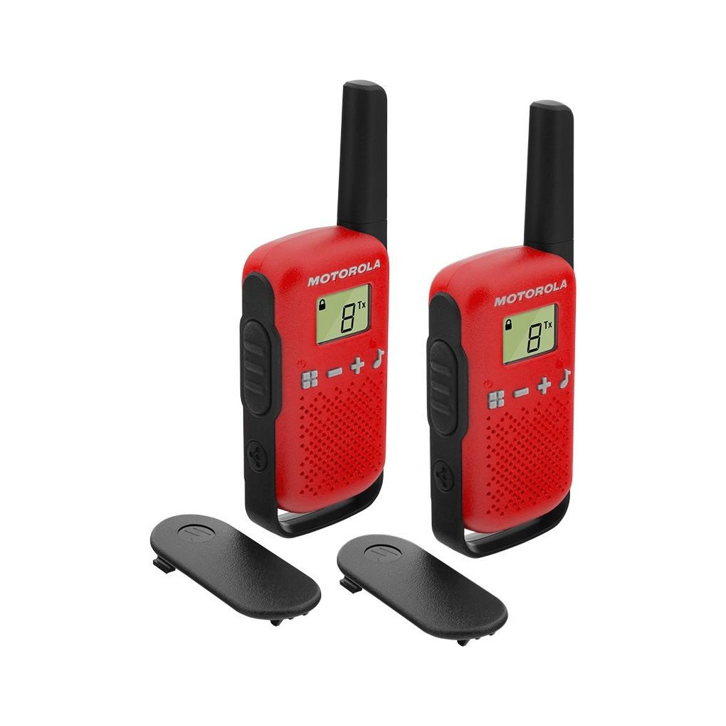 Портативна рація Motorola TALKABOUT T42 Red Twin Pack (B4P00811RDKMAW) - изображение 1