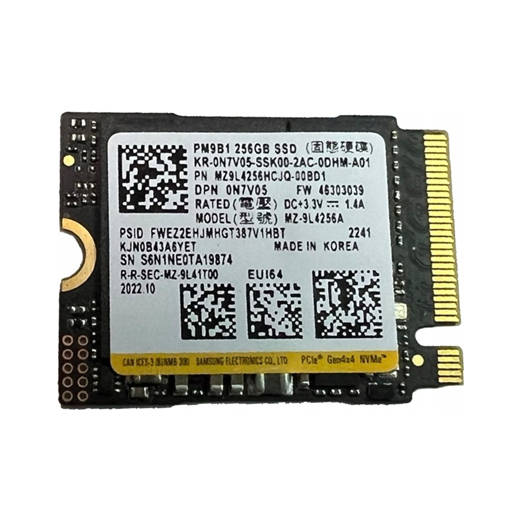 Накопичувач SSD M.2 2230 256GB Samsung (MZ9L4256HCJQ-00BD1) - зображення 1