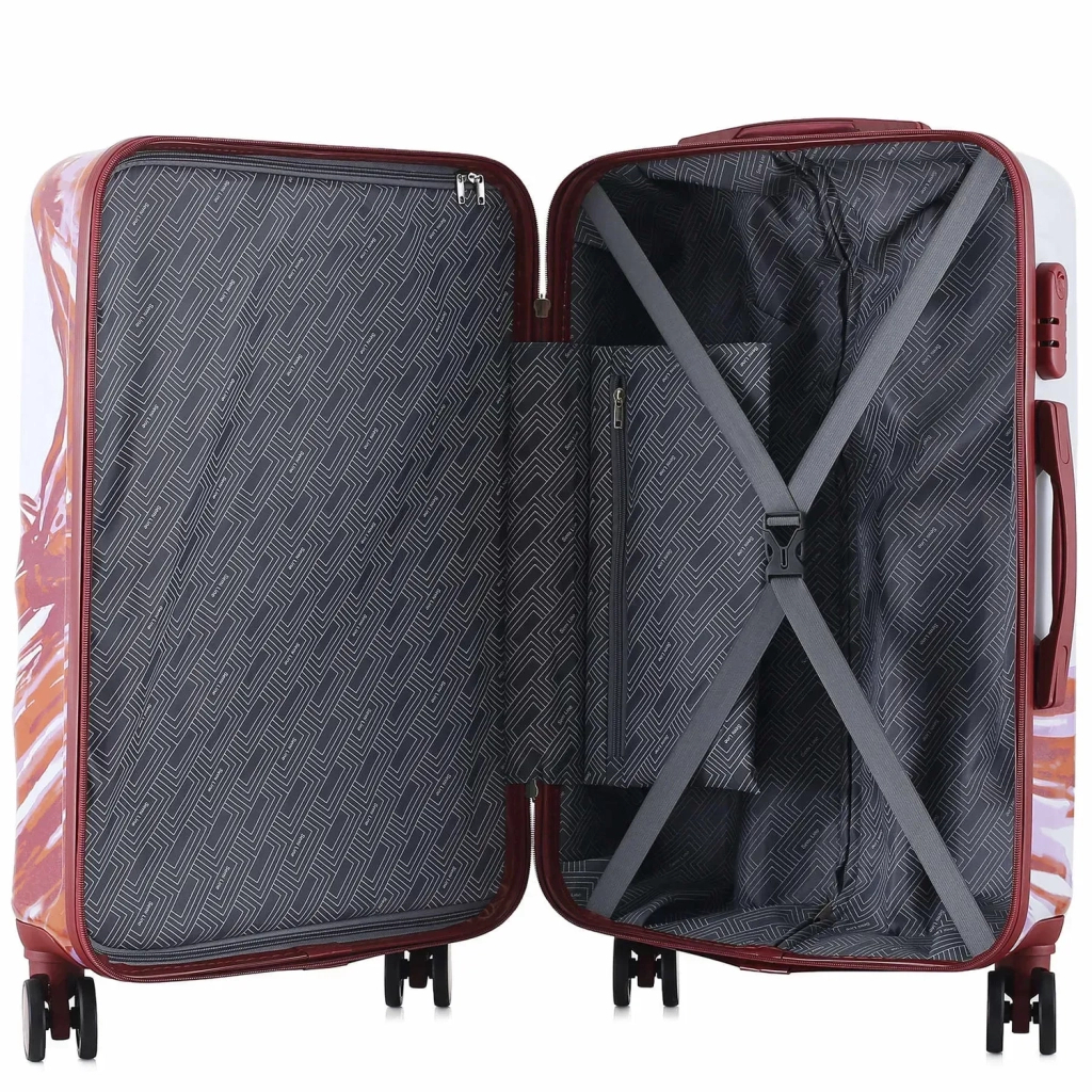 Валіза Semi Line 20" S T5654-1 White/Red Print (DAS302888) - зображення 6