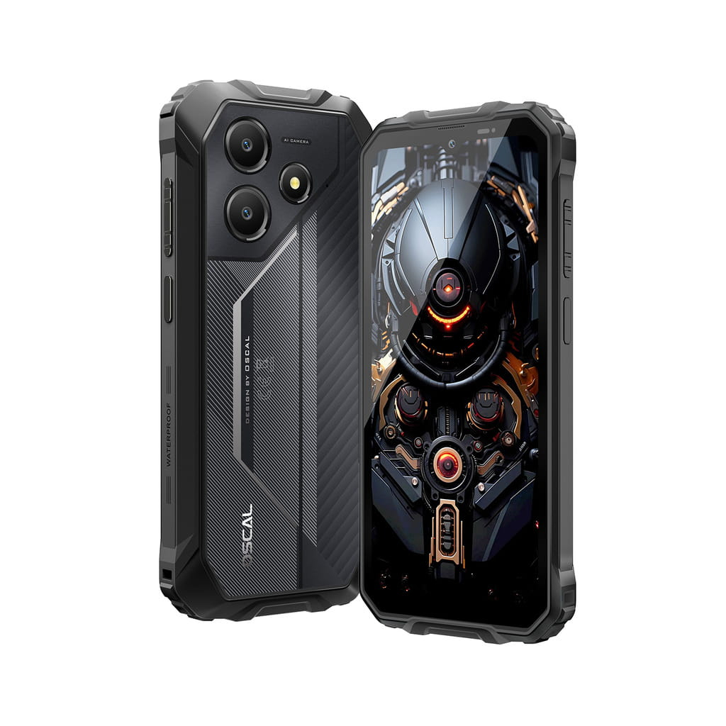 Мобільний телефон Oscal Marine 2 8/256GB Black - зображення 7