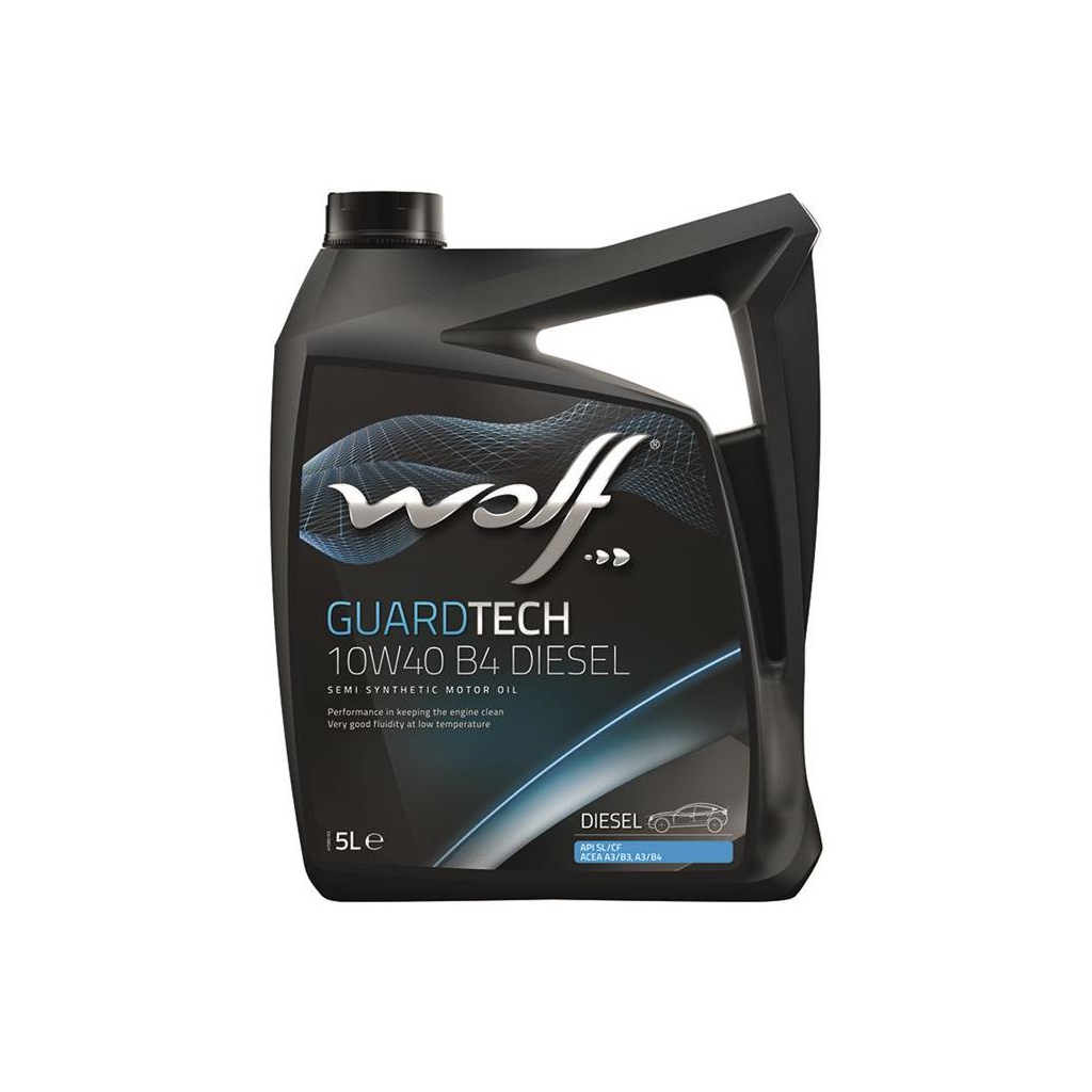 Моторна олива Wolf GUARDTECH 10W40 B4 DIESEL 5л (8303913) - зображення 1
