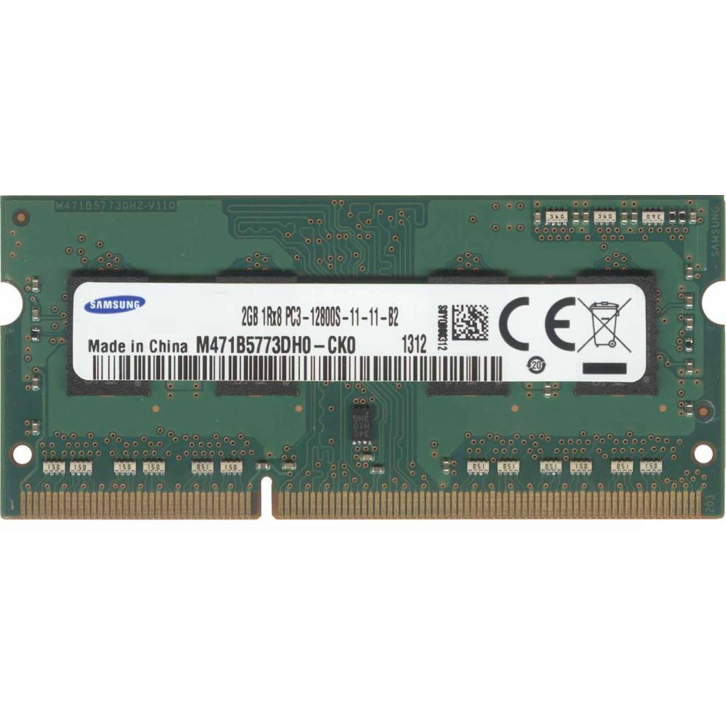 Модуль пам'яті для ноутбука SoDIMM DDR3 2GB 1600 MHz Samsung (M471B5773DH0-CK0) - зображення 1