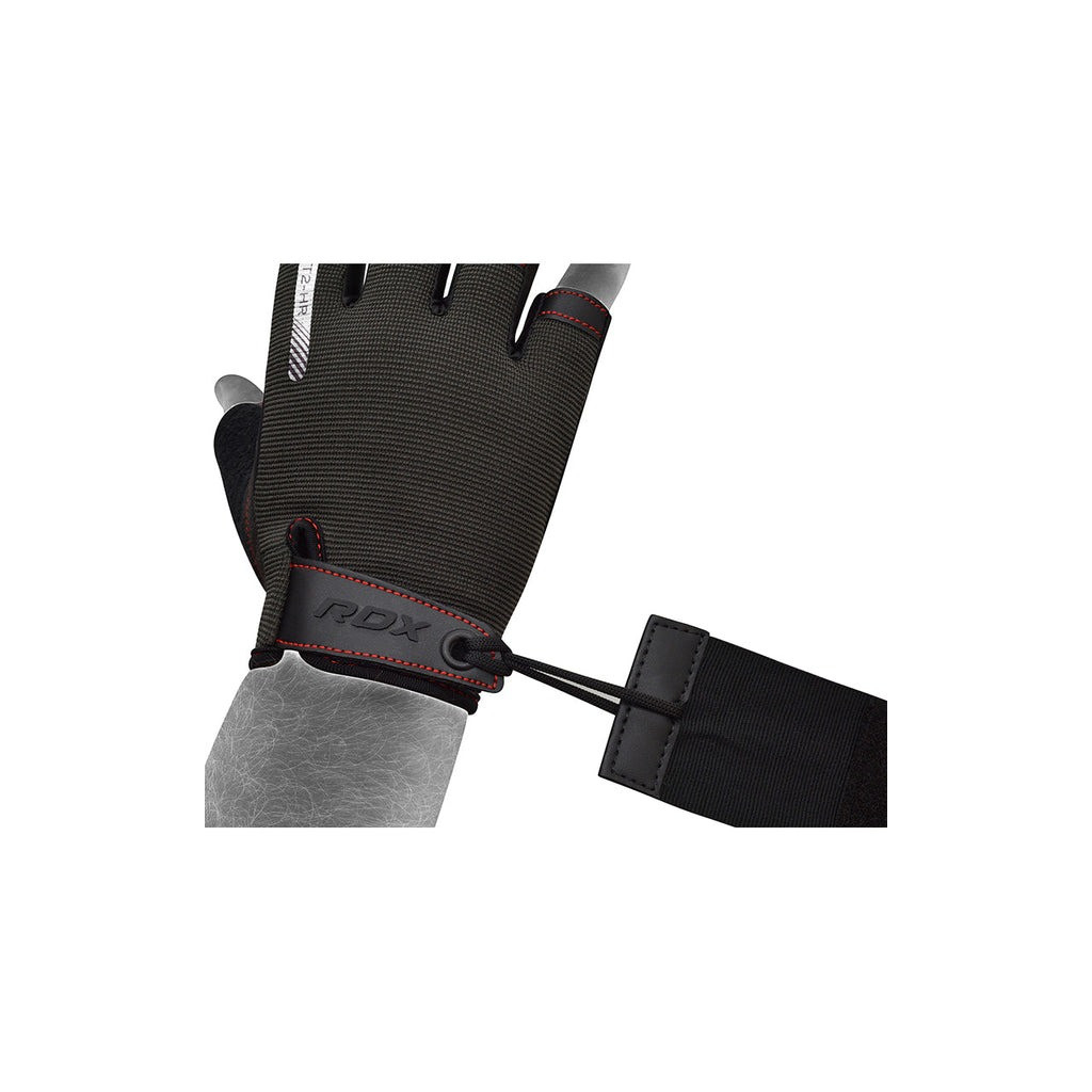 Рукавички для фітнесу RDX T2 Half Red L (WGA-T2HR-L) - зображення 5
