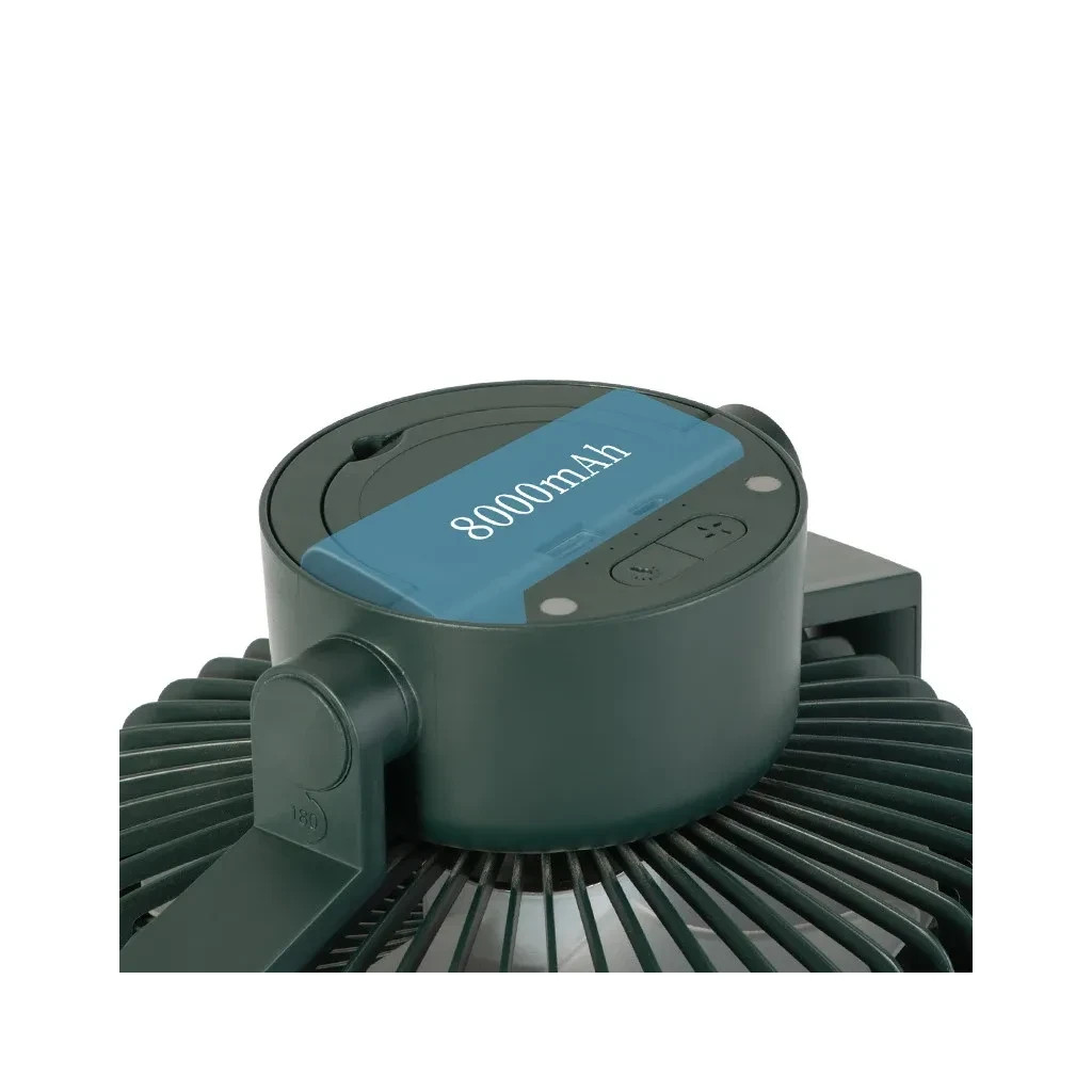 Вентилятор-лампа Naturehike NH21ZM003, зелений (6927595784426) - зображення 3