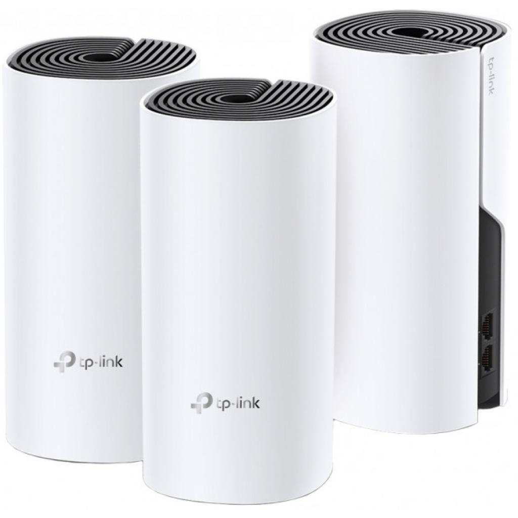 Точка доступу Wi-Fi TP-Link DECO E4 3 pcs AC1200, 2xFE LAN/WAN, MESH, MU-MIMO, Beamformi (DECO-E4-3-PACK) - зображення 1