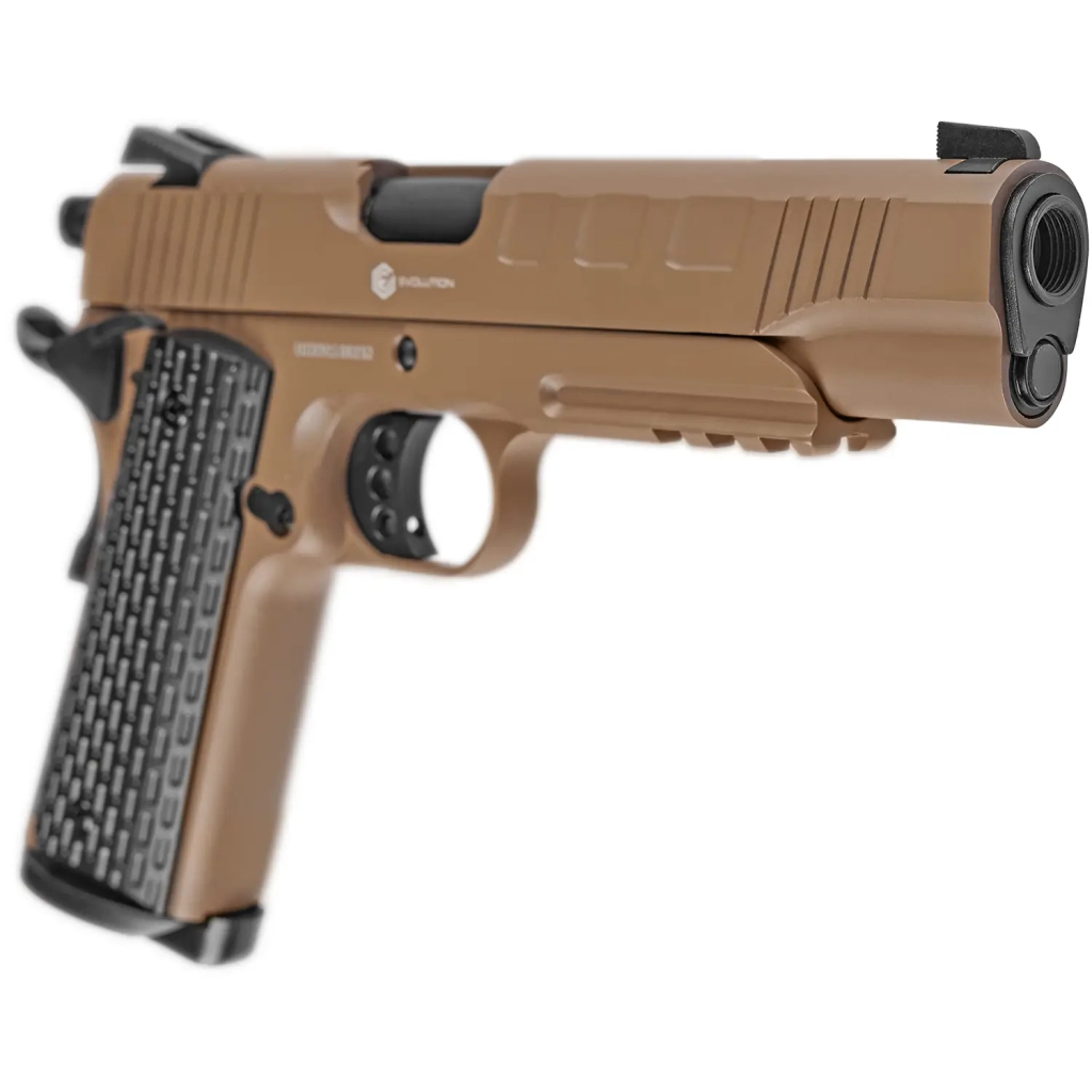 Страйкбольний пістолет Evolution E911 Defender Tan Green Gas (EP0511-T) - зображення 3