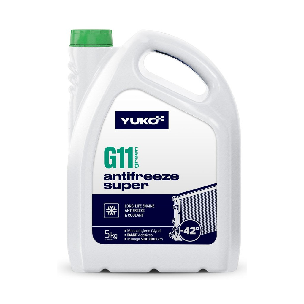 Антифриз Yuko -40 Super G11 зелен. 5л (4820070244496) - изображение 1