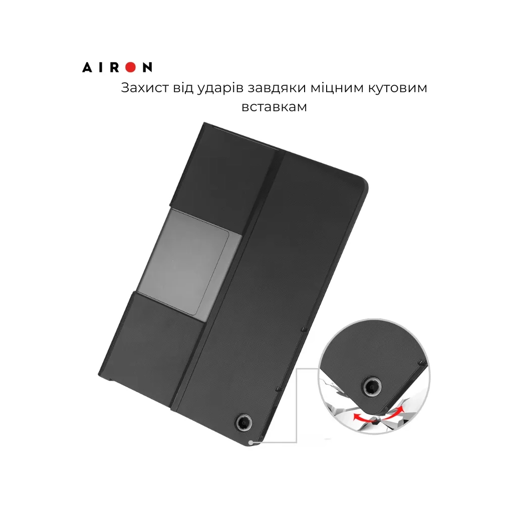 Чохол до планшета AirOn Premium Lenovo Tab Plus 2024 11.5 + Film Black (4822356758485) - зображення 4