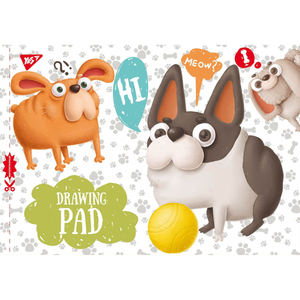 Альбом для малювання Yes А4 скоба, з перфорацією, 12 аркушів (130434) - зображення 3