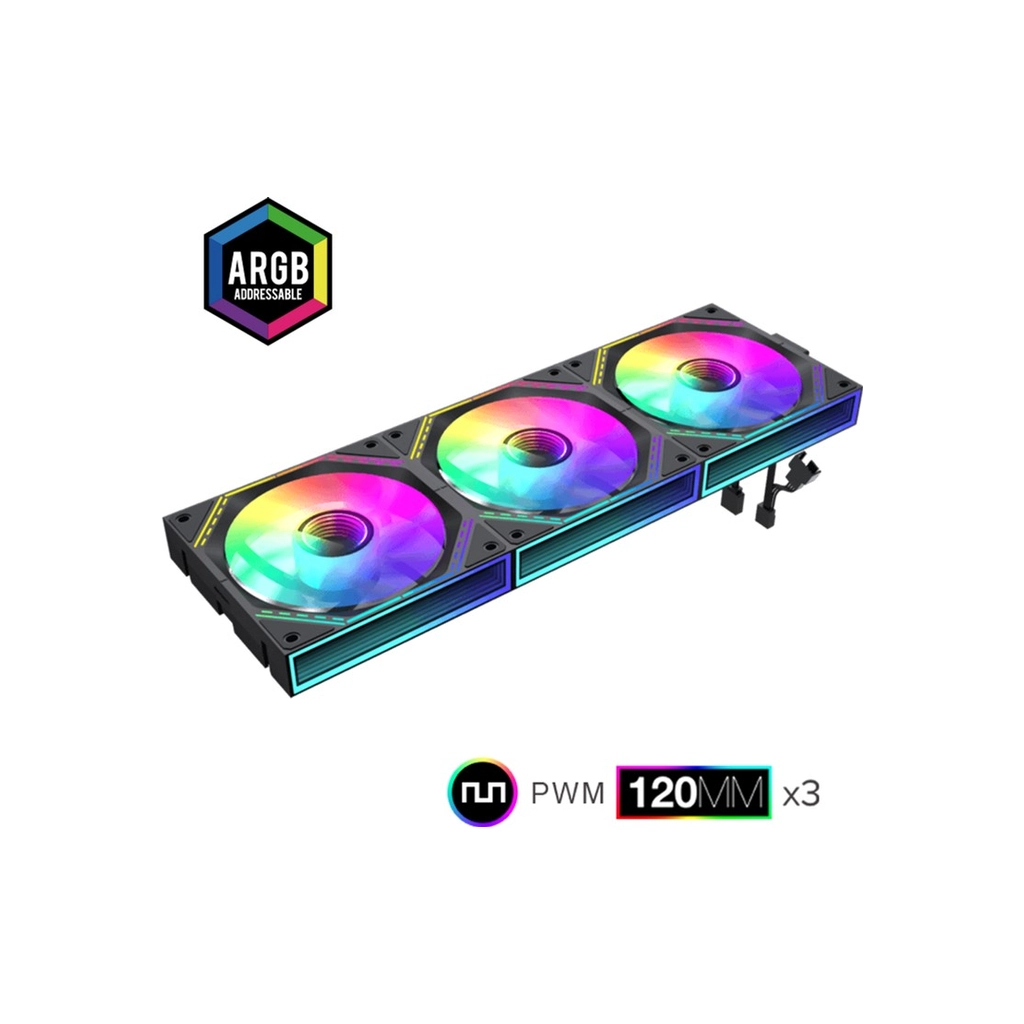 Кулер до корпусу Gamemax FN12A-S3I - зображення 9