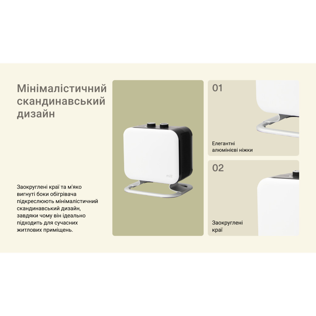 Обігрівач Mill CUS1800MECWA - зображення 4