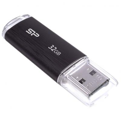 USB флеш накопичувач Silicon Power 32GB Ultima U02 Black USB 2.0 (SP032GBUF2U02V1K) - зображення 3