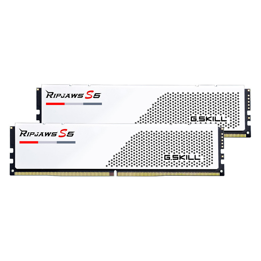 Модуль пам'яті для комп'ютера DDR5 32GB (2x16GB) 5600 MHz Ripjaws S5 Matte White G.Skill (F5-5600J3036D16GX2-RS5W) - зображення 3