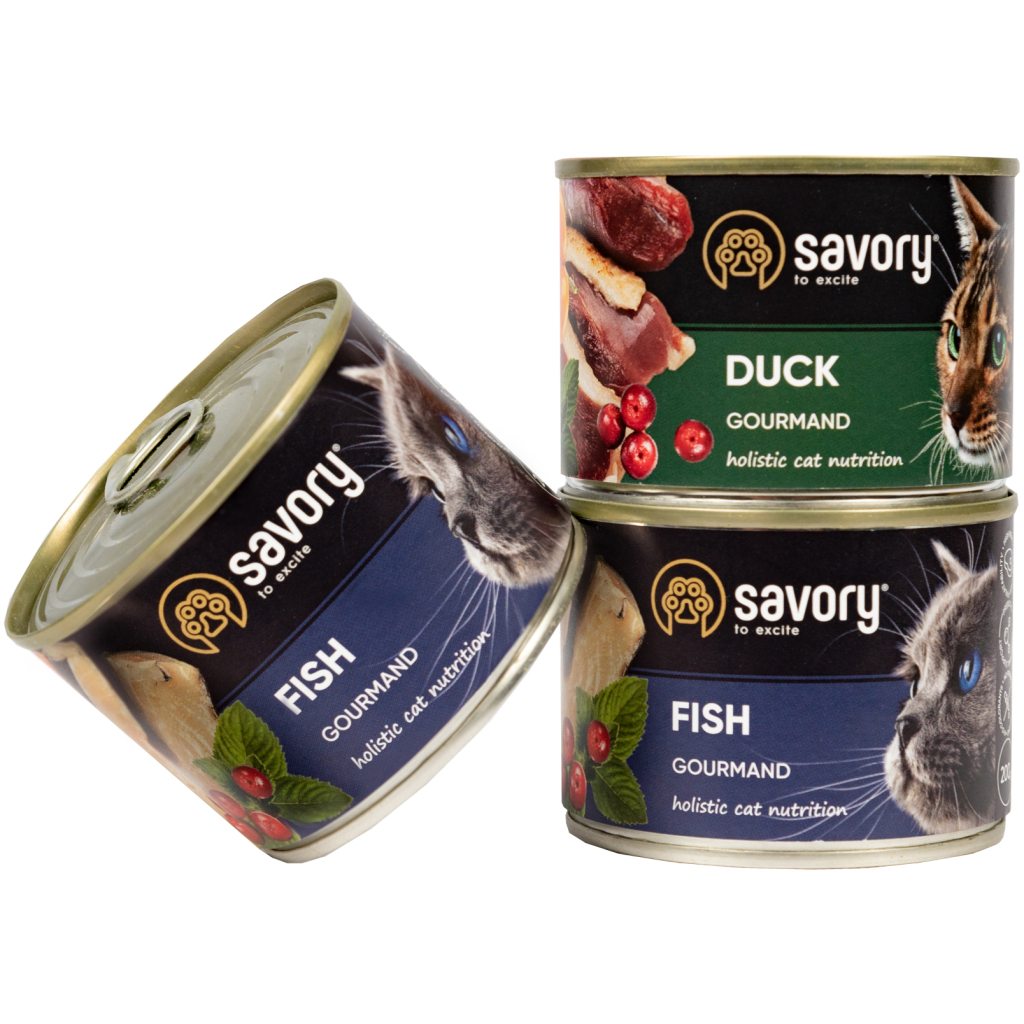 Сухий корм для кішок Savory Sensitive 2 кг (сухий корм) + 600 г (консерви) (2700000021286) - зображення 5