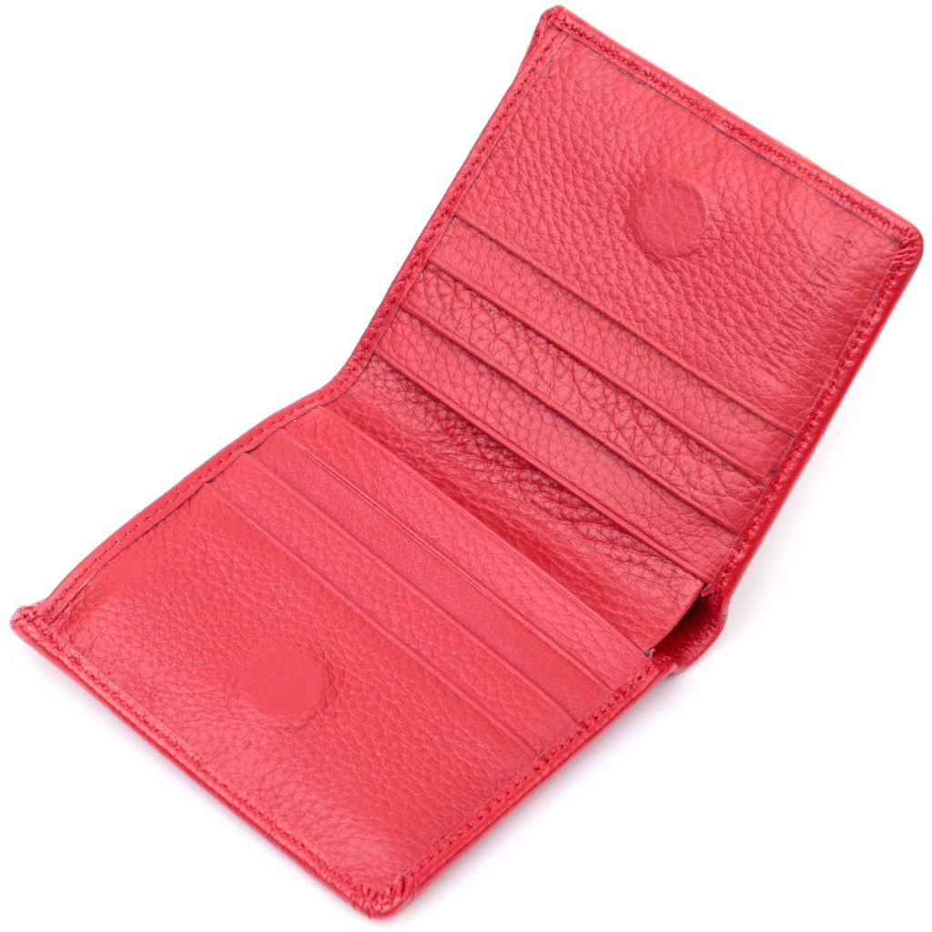 Гаманець ST Leather З натуральної шкіри Червоний (19465) - зображення 6