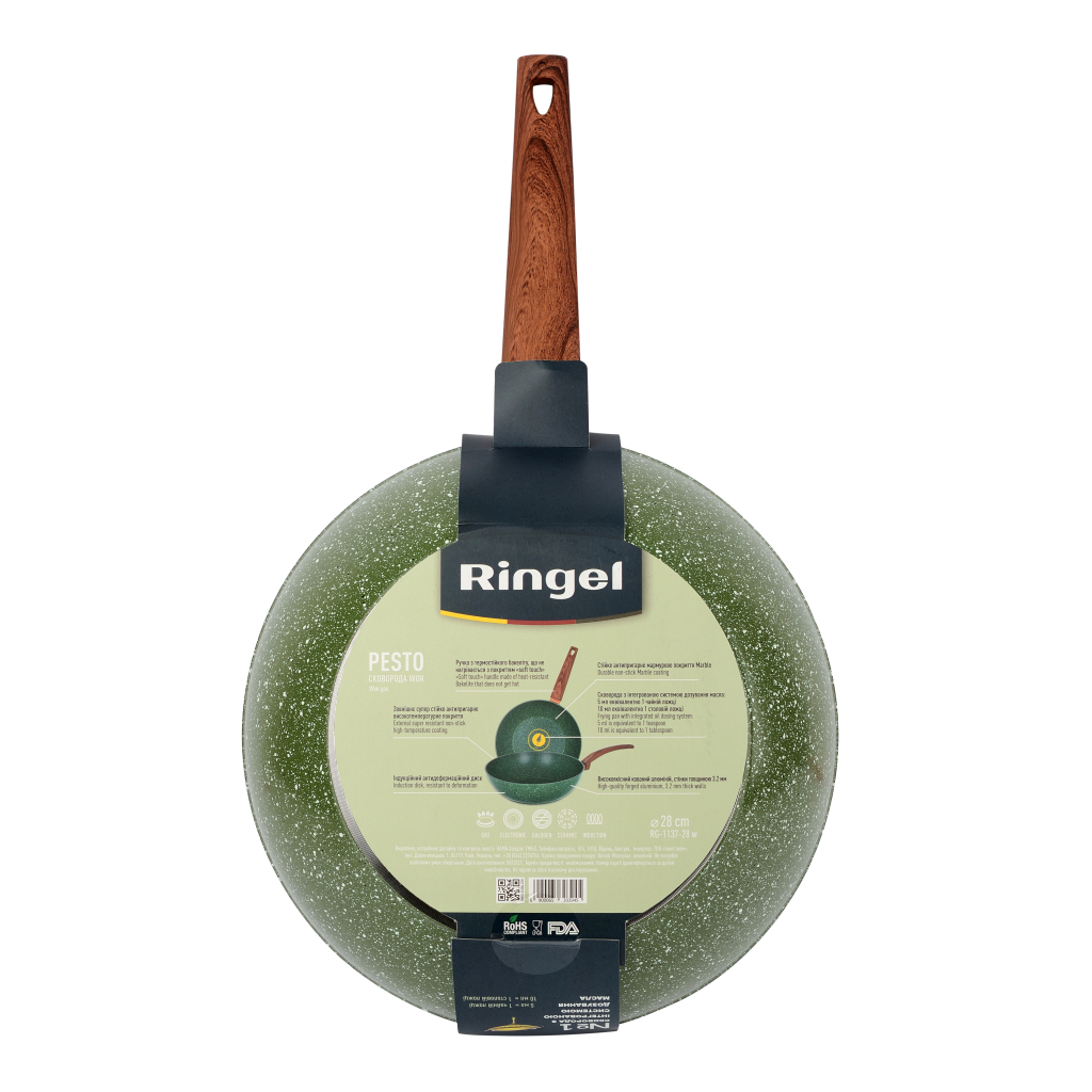 Сковорода Ringel Pesto WOK 28 см (RG-1137-28 w) - зображення 7