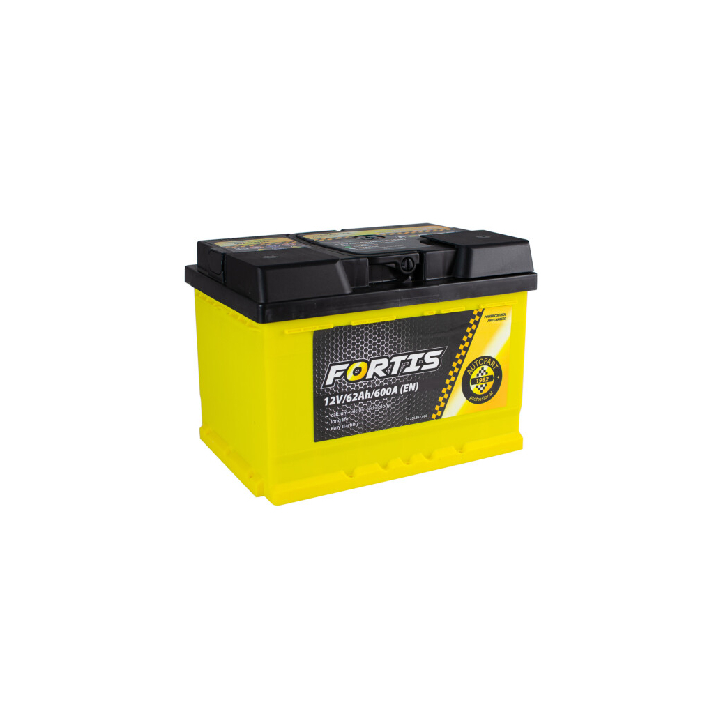 Акумулятор автомобільний FORTIS 62 Ah/12V (FRT62-01S) - зображення 1