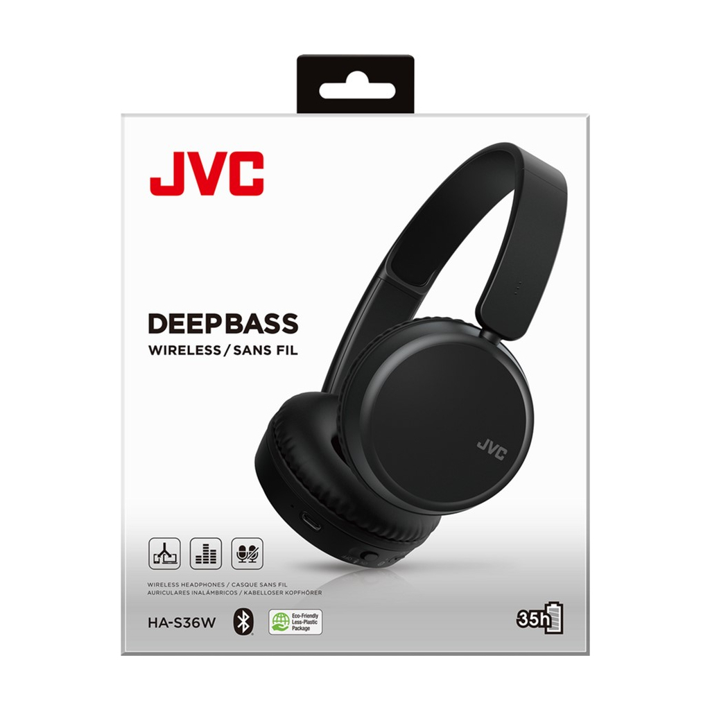 Навушники JVC HA-S36W Black (HA-S36W-B-U) - зображення 6