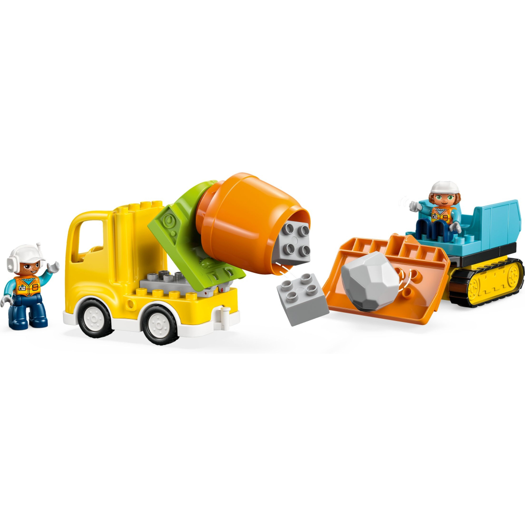 Конструктор LEGO DUPLO Town 3-в-1 Будівельний майданчик і техніка (10476) - зображення 5