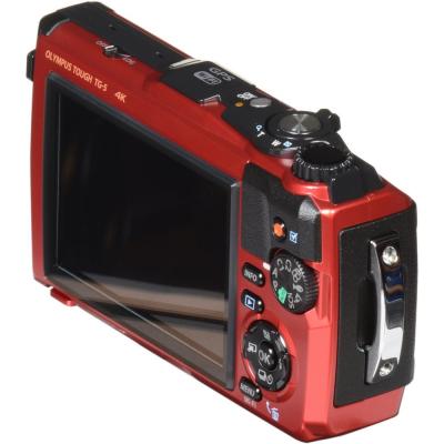 Цифровий фотоапарат Olympus TG-5 Red (Waterproof - 15m; GPS; 4K; Wi-Fi) (V104190RE000) - зображення 10