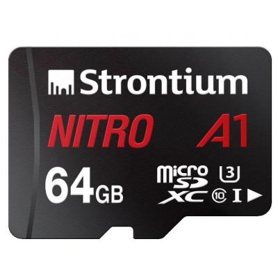 Карта пам'яті Strontium Flash 64GB microSDXC class 10 UHS-1 U3 (SRN64GTFU3A1A) - зображення 3