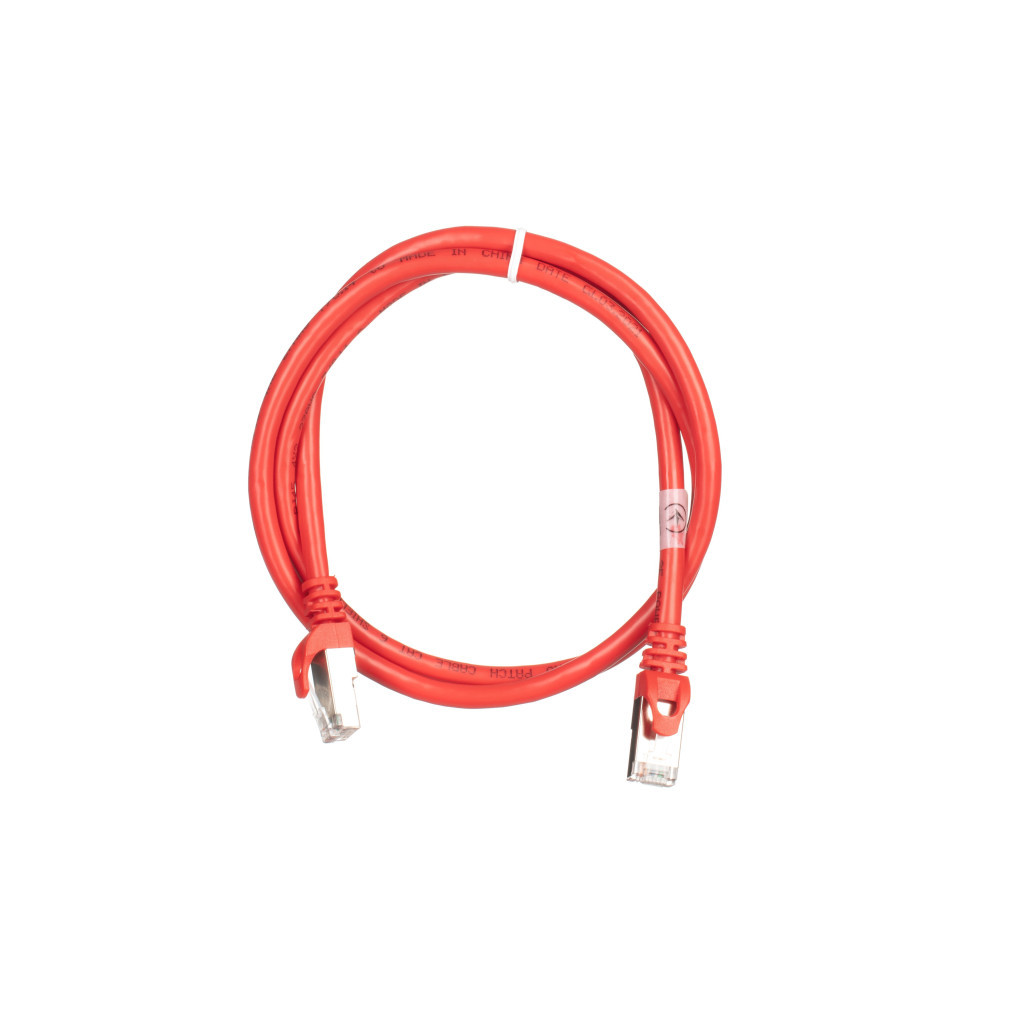 Патч-корд 2E 1м S/FTP Cat 6 CU PVC 26AWG 7/0.16 red (2E-PC6SFTPCOP-100RD) - зображення 2