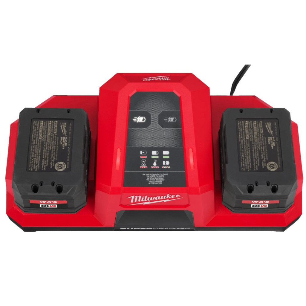 Зарядний пристрій для акумуляторів інструменту Milwaukee M18 DBSC Dual SUPER CHARGER (4932492531) - зображення 6