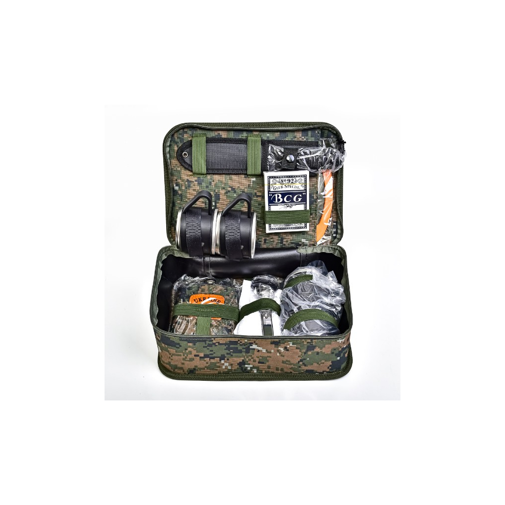 Набір для пікніка Stenson для мисливця/рибалки "Ukraine" 11пр/набір у камуфляжному кейсі (R31005) - зображення 1