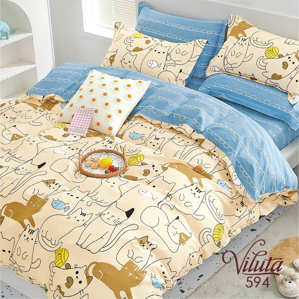 Постільна білизна Viluta Сатин Твіл 594 214х150 підліткова (594_pd) - зображення 1