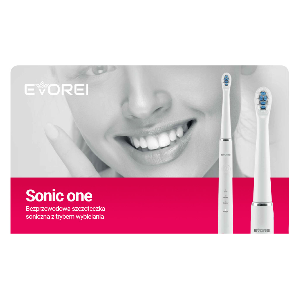 Електрична зубна щітка Evorei SONIC ONE SONIC TOOTH BRUSH (592479672052) - зображення 4